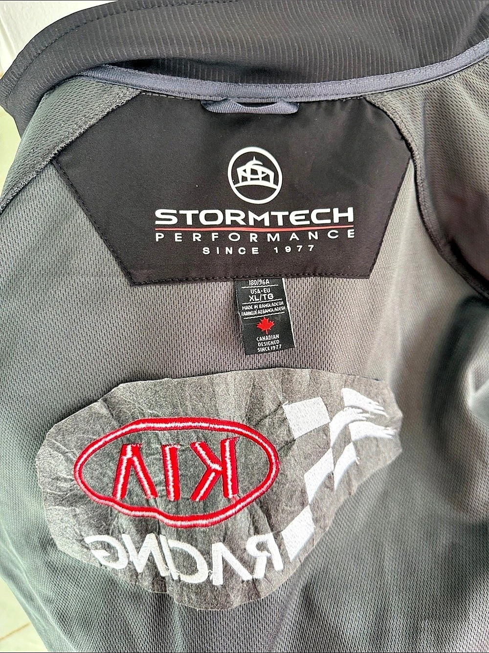 Stormtech Kia Racing Performance Softshell Jacket Black & Red XL - Picture 4 of 4